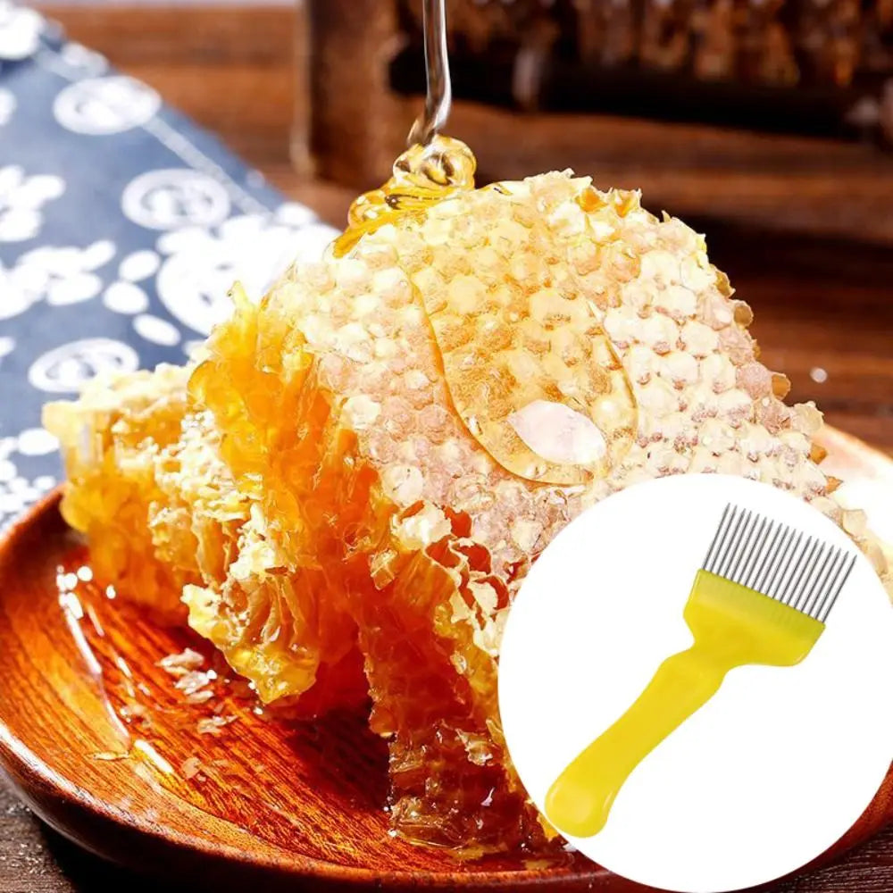 18/21 Pin Stainless Steel Honey Fork Scraper | Beekeeping Tool Beekeeping Uncapping Tool Oasis Select