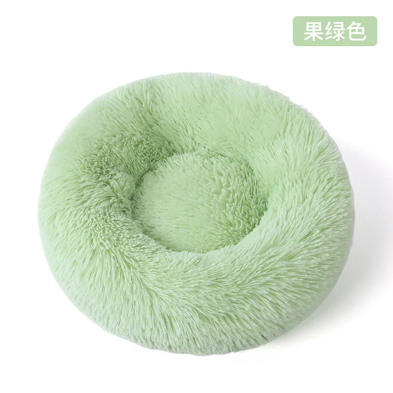 Plush Pet Bed Dogs Cats Winter Warm Long Nest Cozy Dog Mat Soft