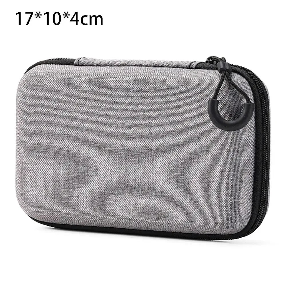 1Pc EVA Storage Bag Earphone/Phone/Charging Cable Pouch Carrying Bag Mini Zipper Earphone Case Portable Digital Accessories Oasis Select 17x10x4cm