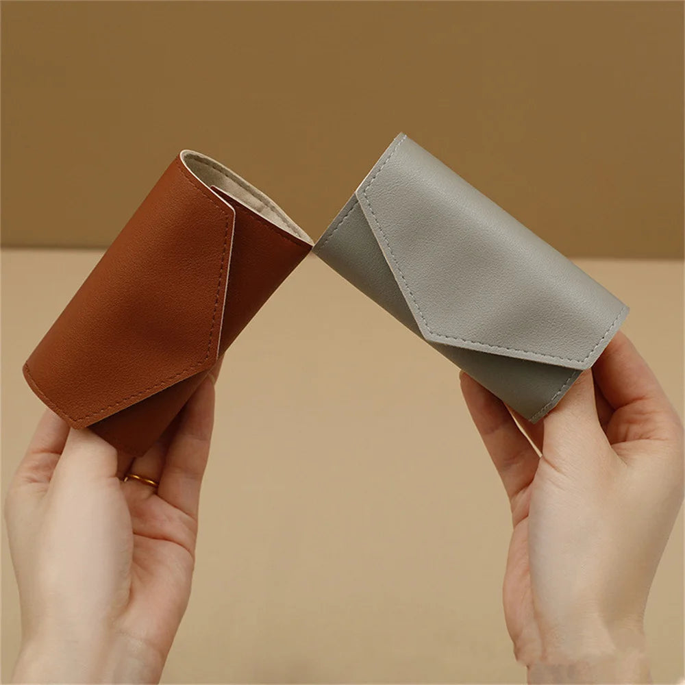 Portable Jewelry Organizer Bag for Women Travel Multi-functional Earrings Ring Necklace Storage Bag PU Creative Jewelry Roll Oasis Select