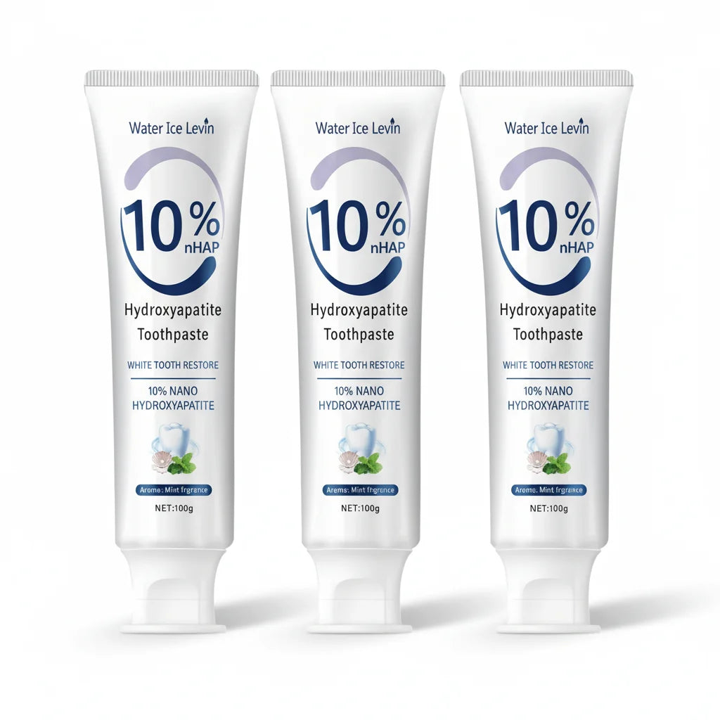 10% Nano Hydroxyapatite Toothpaste Restores White Teeth. Protects Gums. Deep Cleans. Brightens Smile. 100g Fresh Mint. Oasis Select 3Pcs
