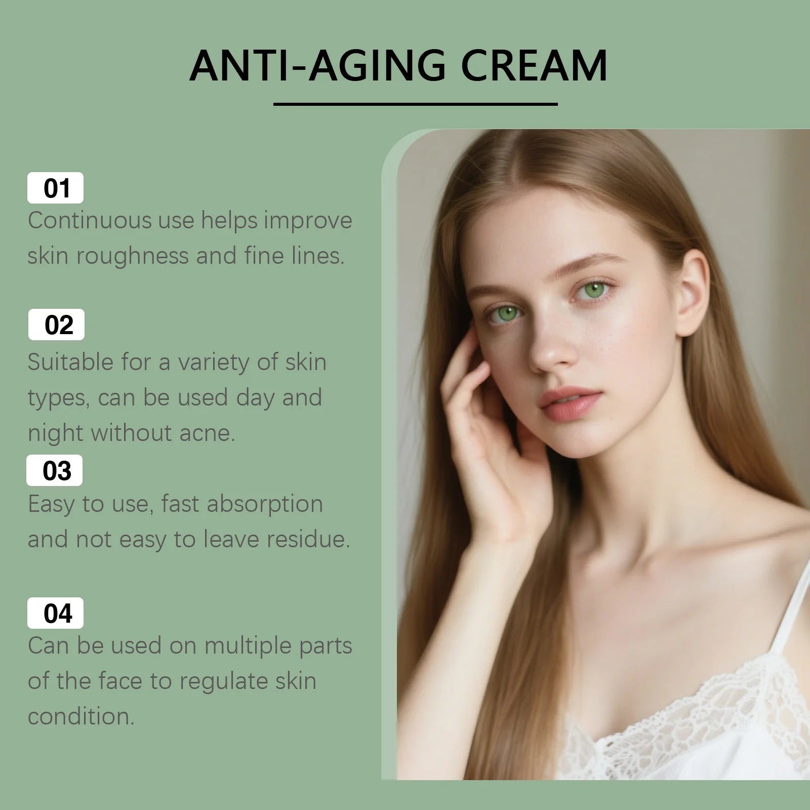 Hoygi 7-in-1 Anti-Aging Face Cream – Firming & Brightening 50g Anti-Aging Face Cream Oasis Select
