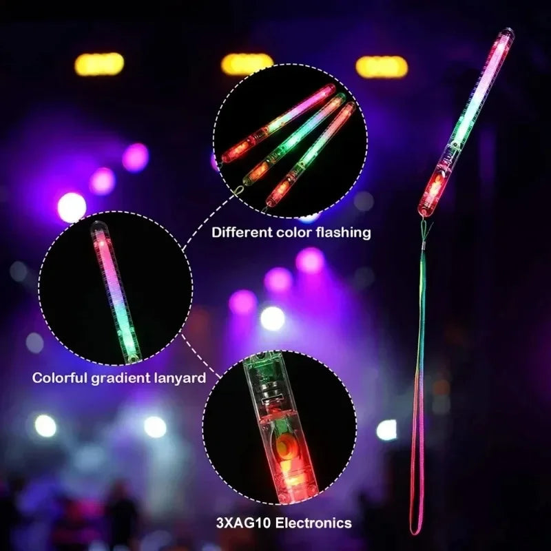 120PCS LED Glow Sticks Night Lighting Fiber Optic Birthdays Weddings Dark Parties Concerts Christmas Halloween Lighting Props Oasis Select