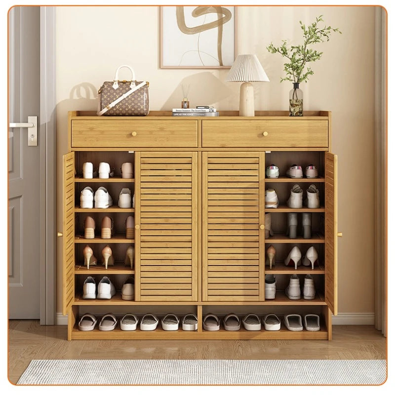 Multifunctional shoe cabinet, large capacity at home door with drawers, multi-layer dust-proof shoe rack Oasis Select