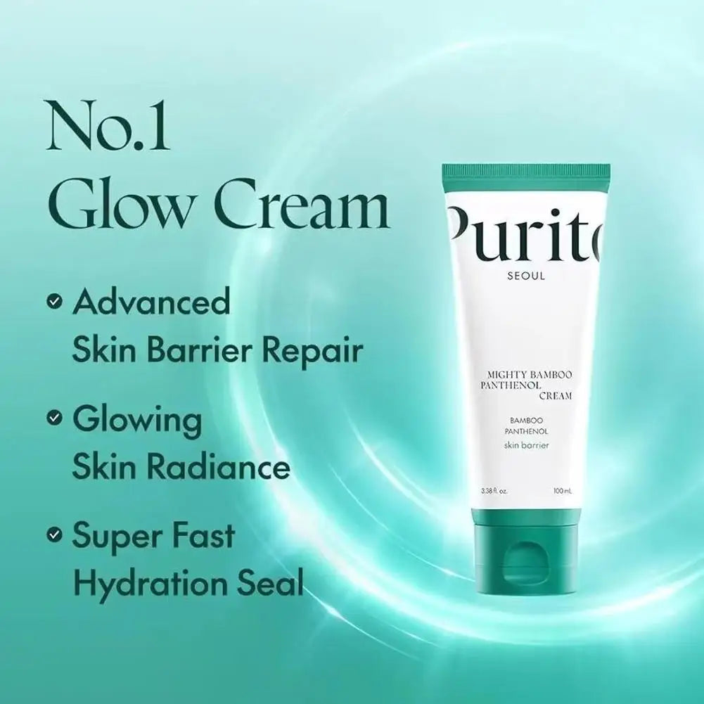 Korean Purito Bamboo Essence Cream Moisturizing And Nourishing Repair Skin Reduce Fine Lines And Wrinkles 100ml Oasis Select