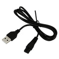USB Cable Charging Line Copper hole Suit 5V flashlight shaver hair clipper wire Single hole 1.8 Oasis Select black