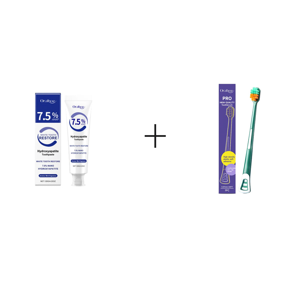 7.5% Hydroxyapatite Toothpaste for Sensitive Teeth - Enamel Protection & Strengthening, Fluoride-Free, Gentle & Effective Formul Oasis Select 120g boxed 1pc