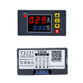 T3231 AC 110V 220V Digital Time Delay Relay LED Display Cycle Timer Control Switch Adjustable Timing Relay Time Delay Switch Oasis Select 12V-240W
