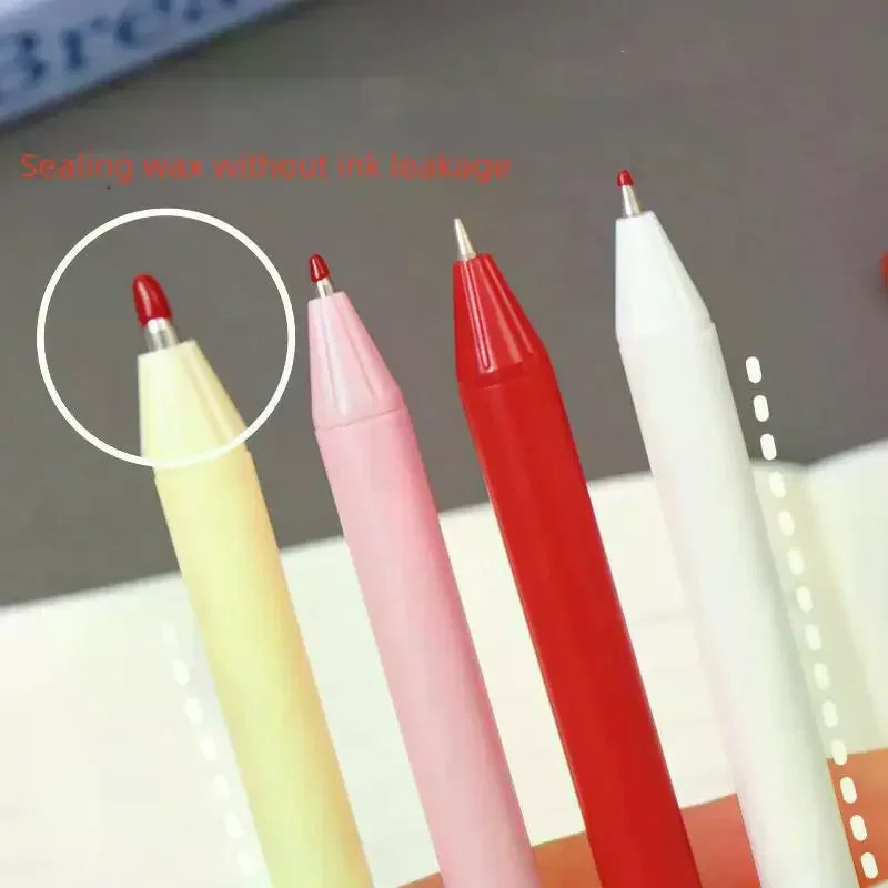 5/6Pcs Cute Pony Neutral Pen Acrylic Decorative Gel Pen Quick Drying Neutral Pen Student Stationery Office Stationery Supplies Oasis Select