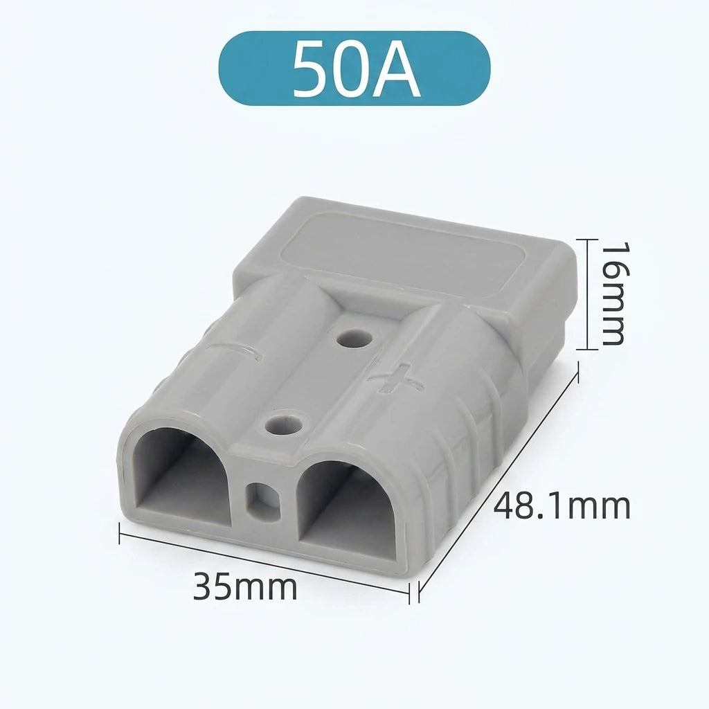 1 Pack Battery Fast Connection Disconnection Connector 50A 175A 350A 600V Winch Wiring Plug for Automotive Electrical Use Oasis Select