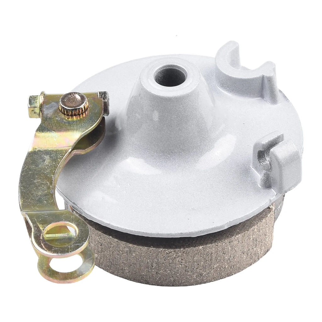 1 Set Electric Bike Front Drum Brake Assembly Aluminum Alloy Cycling Accessories Non-Slip Mute Front Drum Brake Assembly Oasis Select