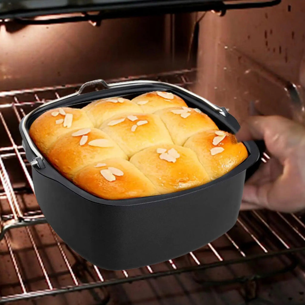 Air Fryer Cake Barrel Pans Tray Basket Cake Mold Baking Barrel Heat Resistant Kitchen Cooking Tool for Brownies Casata Home Oasis Select