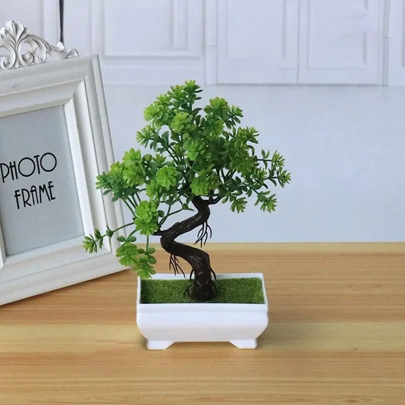 Artificial Bonsai Tree Potted Plant | Fake Décor for Home & Office Artificial Potted Plant Oasis Select