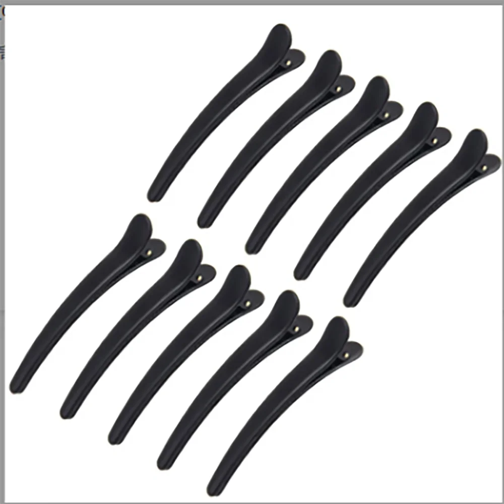 10Pcs/Set Plastic Edge Clip Hairpin Accessories Plus Size 8CM Fish Beak Clip Hair and Duck Beak Clip Hairpin Hair Styling Tools Oasis Select