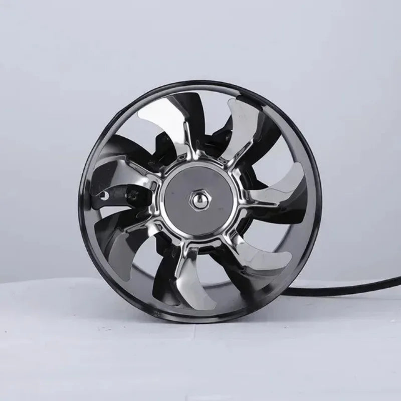 4 Inch Fan Air Ventilator For Home Kitchen Metal Pipe Ventilation Exhaust Mini Extractor Bathroom Toilet Wall Duct Oasis Select
