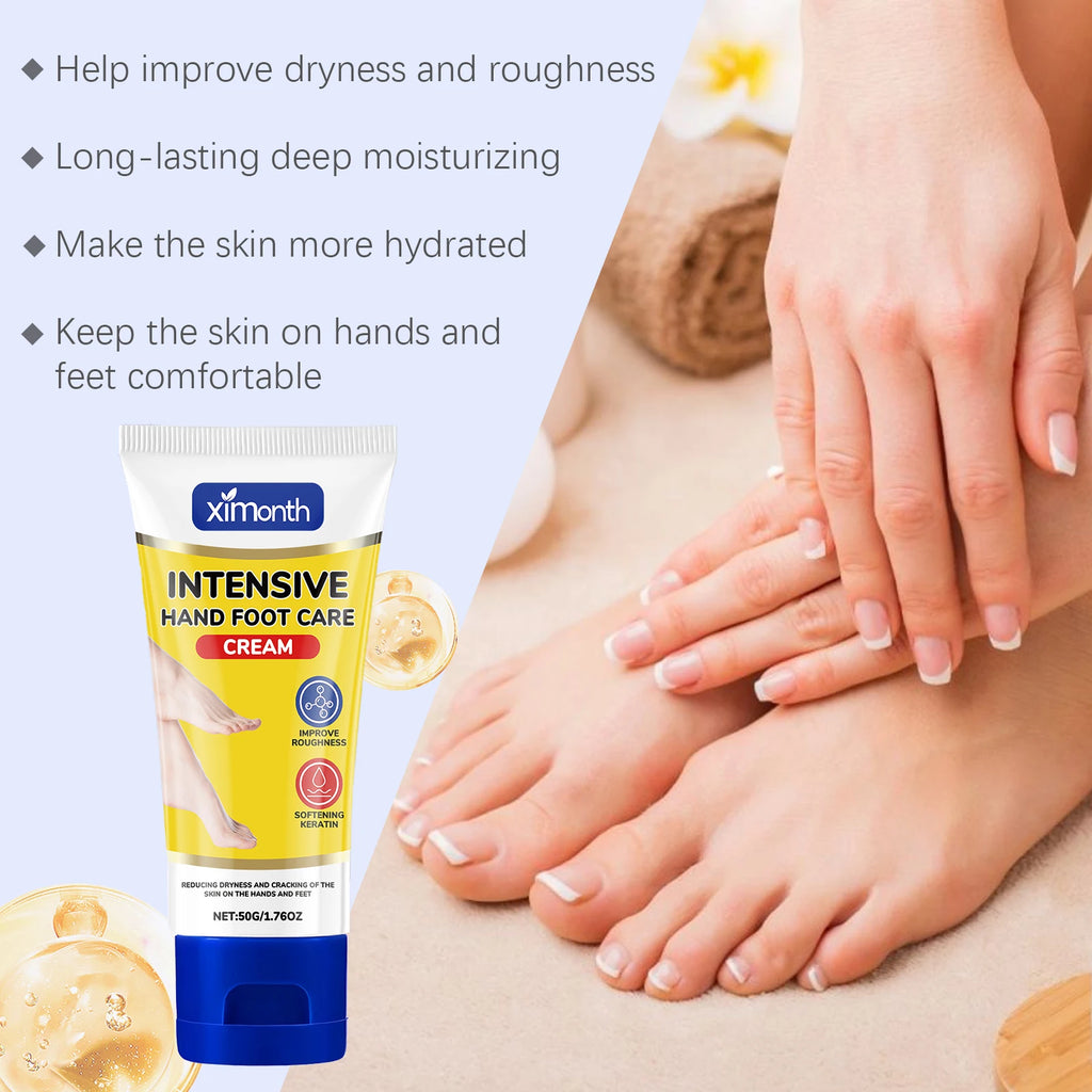 Nourishing Hand Foot Cream Nourishing Soften Skin Deep Moisturize Brighten Relief Dryness Gentle Care for Cracked Heels Creams Oasis Select