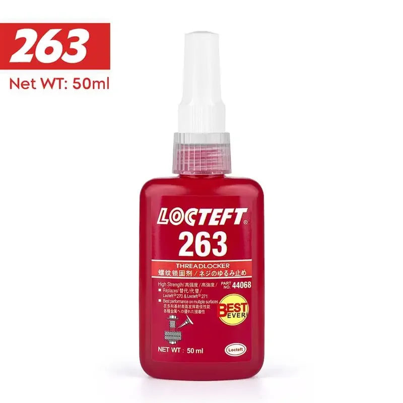 1pc 50ml Threadlocker Screw Glue Quickly Cured Thread Locking Agent Anaerobic Adhesive Corrosion-Resistant Anti-Loosening Glue Oasis Select 263