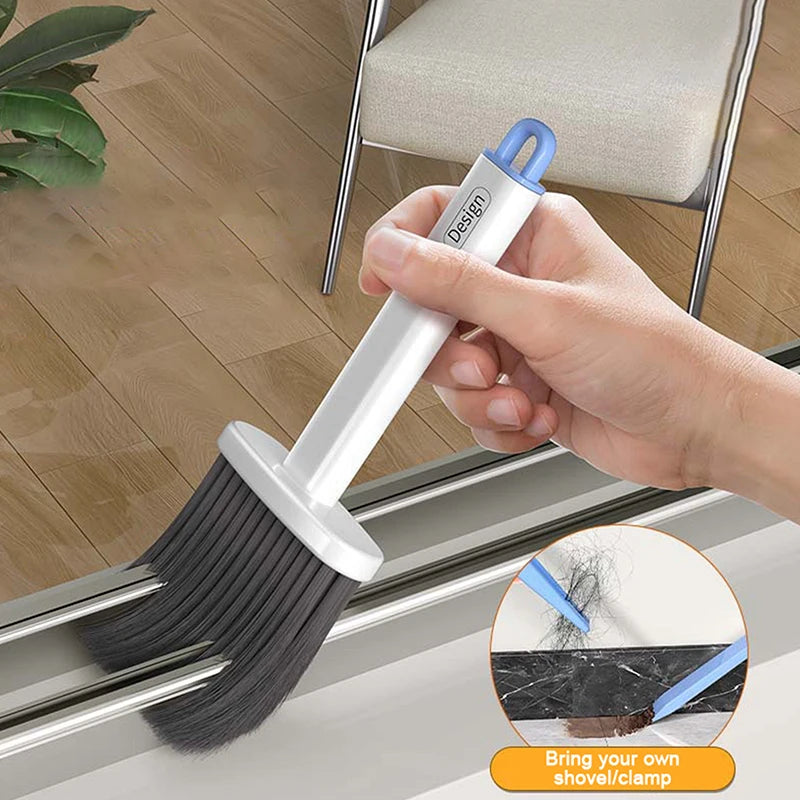 Multifunctional Home Cleaning Crevice Brush for Bathroom Kitchen Tile Dead-end Window Crevice Cove Dust Cleaning Tool Oasis Select Default Title