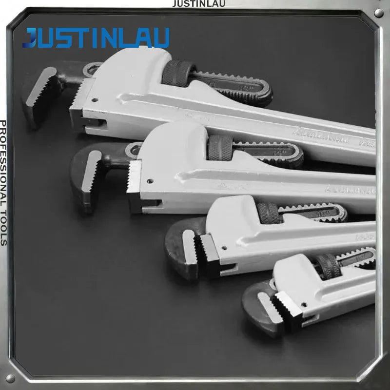 JUSTINLAU 1piece Multifunctional Adjustable Eagle Beak Pipe Wrench Aluminum Alloy Handle Heavy Duty Pipe Pliers Manual Tools Oasis Select