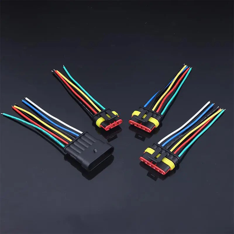 1-6 Pin Male/Female Electrical Connector Kit, 18AWG, Quick Disconnect Socket for Truck, Car Rapid Wiring Solutions Oasis Select