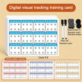 Visual tracking focus and attention training card,color and number recognition, ideal memory improvement,perfect children's gift Oasis Select Digital version