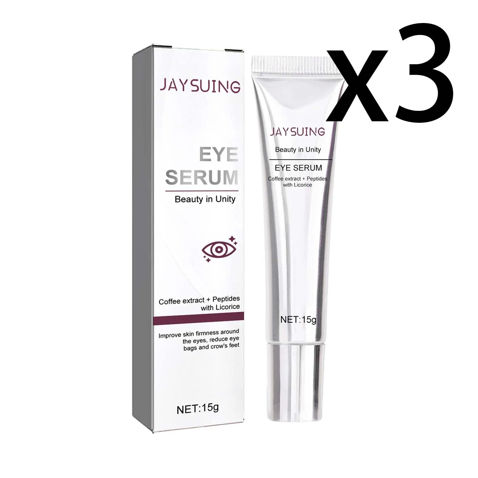 Jaysuing Niacinamide Eye Cream – Dark Circles & Fine Lines 15g Eye Cream Oasis Select 3x15g