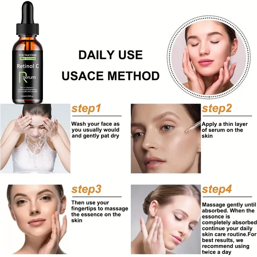 YOUNGCOME Retinol Face Serum – Firming, Brightening & Pore Care Retinol Face Serum Oasis Select