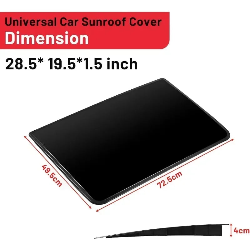 Universal Car Decoration Car Sunroof Roof Cover DIY Sunroof Visor 3D Car Vent Waterproof Wind Deflector car Exterior Accessories Oasis Select