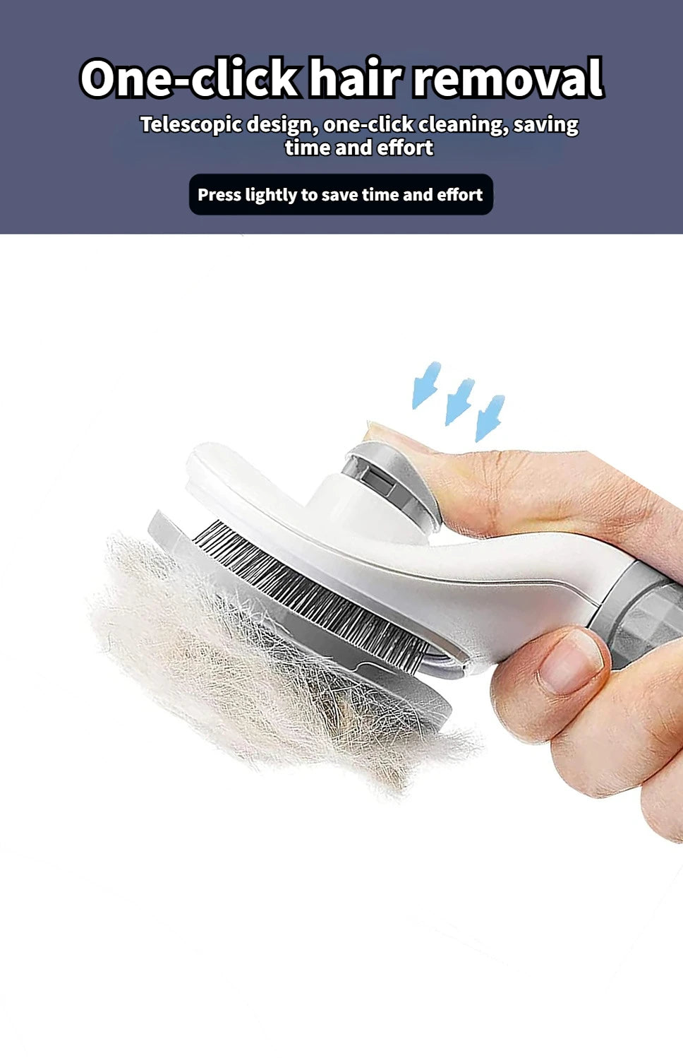 Pet Dog Brush Cat Comb Self Cleaning Pet Hair Remover Brush For Dogs Cats Grooming Tools Pets Dematting Comb Dogs Accessories Oasis Select