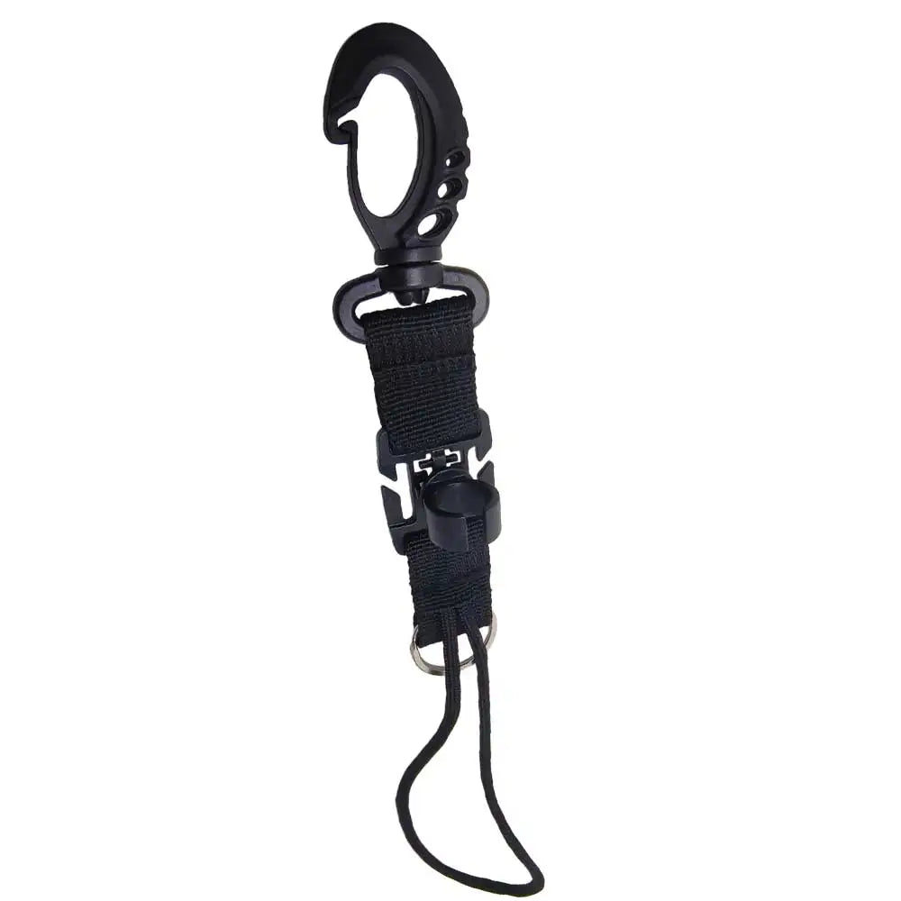 Diving Safety Connection Loop with Diving HP/LP Hose Clamp for Underwater Snorkel Scuba Gear Oasis Select