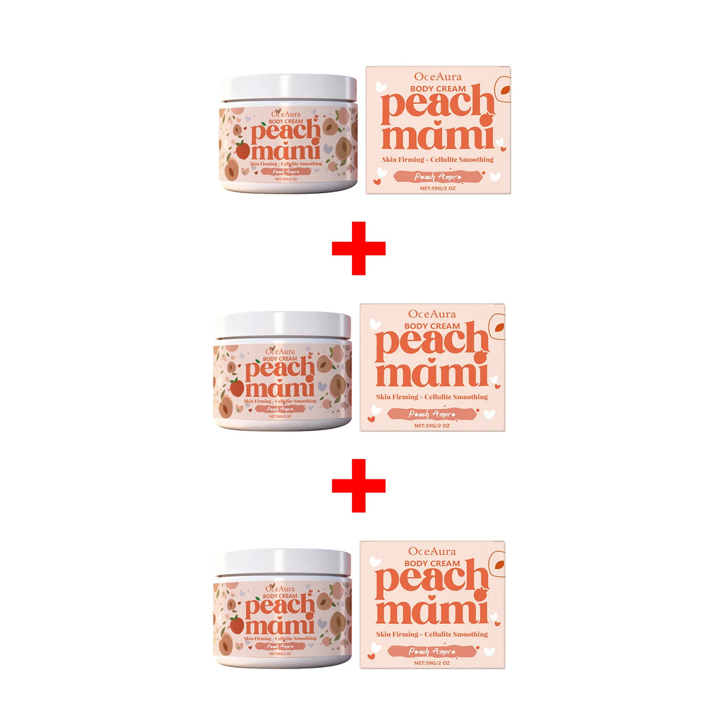 Peach Body Creams for Glowing Skin Nourishing Moisturizing Tightening Lifting Skin Smoothing Wrinkle Brightening Body Lotion Oasis Select 3pcs