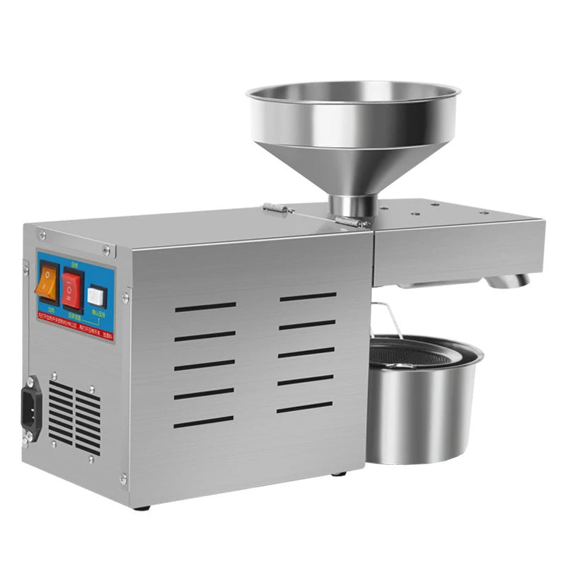 R3 Stainless Steel Oil Press Machine 500–1500W | Home & Commercial