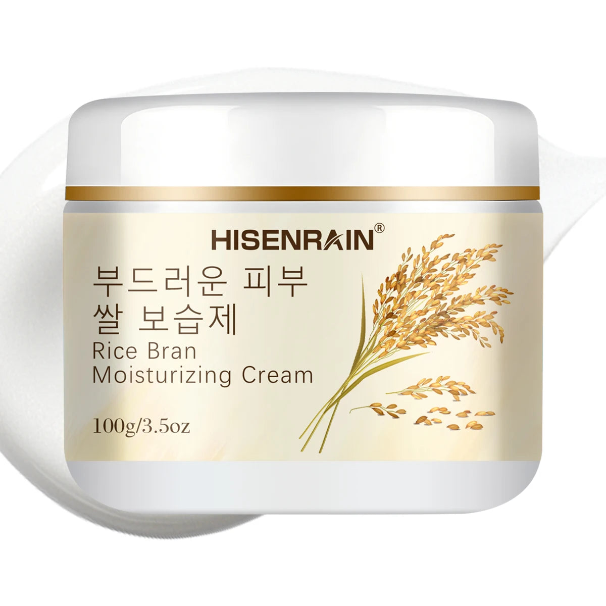 HISENRAIN Rice Extract Face Cream – Brightening Moisturizer Face Moisturizer Cream Oasis Select 100g