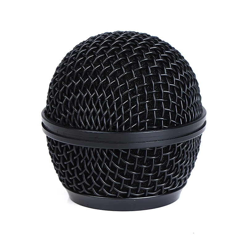 1pc For Shure SM58 Wireless Microphone Replacement Metal Microphone Grille Replacing Professional Party Mic Head Part Oasis Select Black