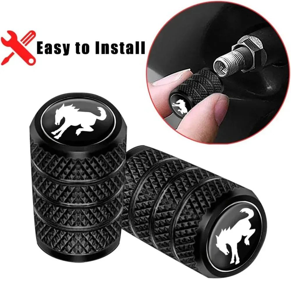 4Pcs Anti-Rust Anti Dust Valve Stem Cover,Car Tire Valve Caps for Bronco,Universal for Cars Trucks Motorcycles and Bikes Oasis Select