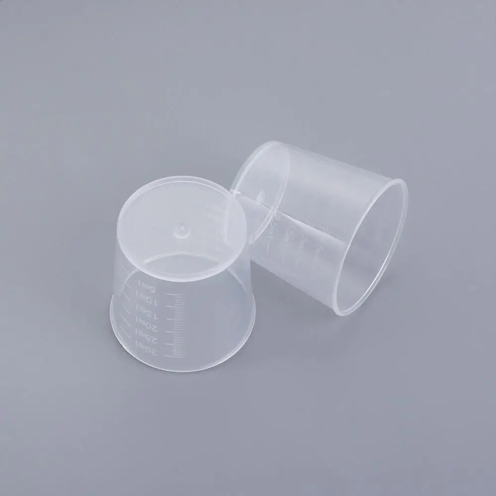 30ml Plastic Graduated Measuring Cups for Resin – 20 Pack