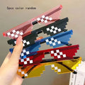 5-Pack Pixel Mosaic Sunglasses – Funny Novelty Gag Gift