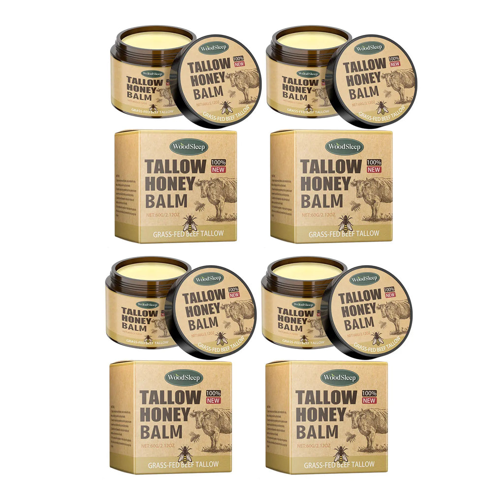 WOODSLEEP Beef Tallow & Honey Moisturizer Cream – Face & Body Face & Body Cream Oasis Select 240g boxed