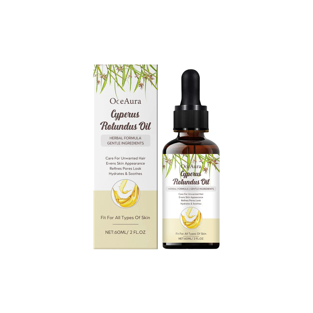 Cyperus Rotundus After Shave Oil Hair Growth Inhibitor Relieve Dry Skin Exfoliation Soothing Nourish Calming Hair Removal Oil Oasis Select 60ml boxed
