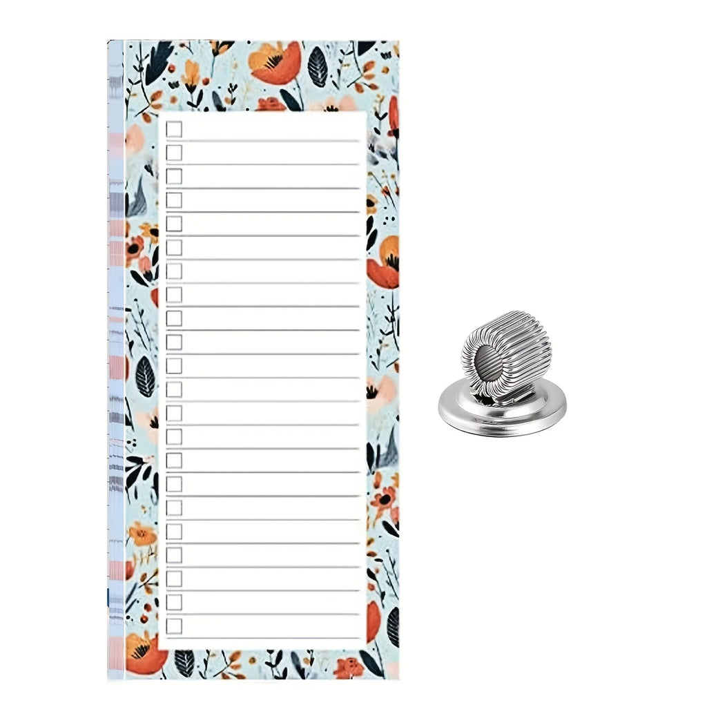 2 Includ 1 Note Pen Holder Magnetic Shopping List Notebook Clip 100 Oasis Select 2 Pcs Blue