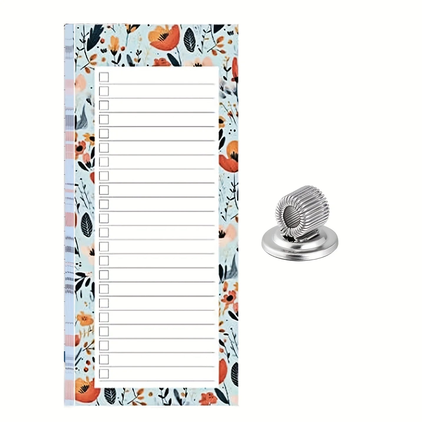 2 Includ 1 Note Pen Holder Magnetic Shopping List Notebook Clip 100 Oasis Select 2 Pcs Blue