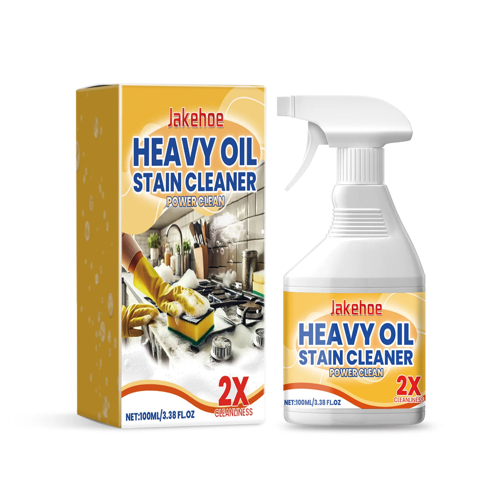Jakehoe Kitchen Degreasing Cleaning Spray Suitable For Bbq Oven Stove Powerful Removal Of Oil Multipurpose Wash Home Use Cleaner Oasis Select 100ml boxed