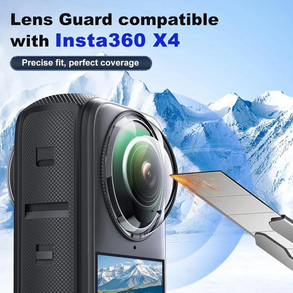 Insta360 X4 Accessories Kit – Lens Guards, Case & Screen Protector