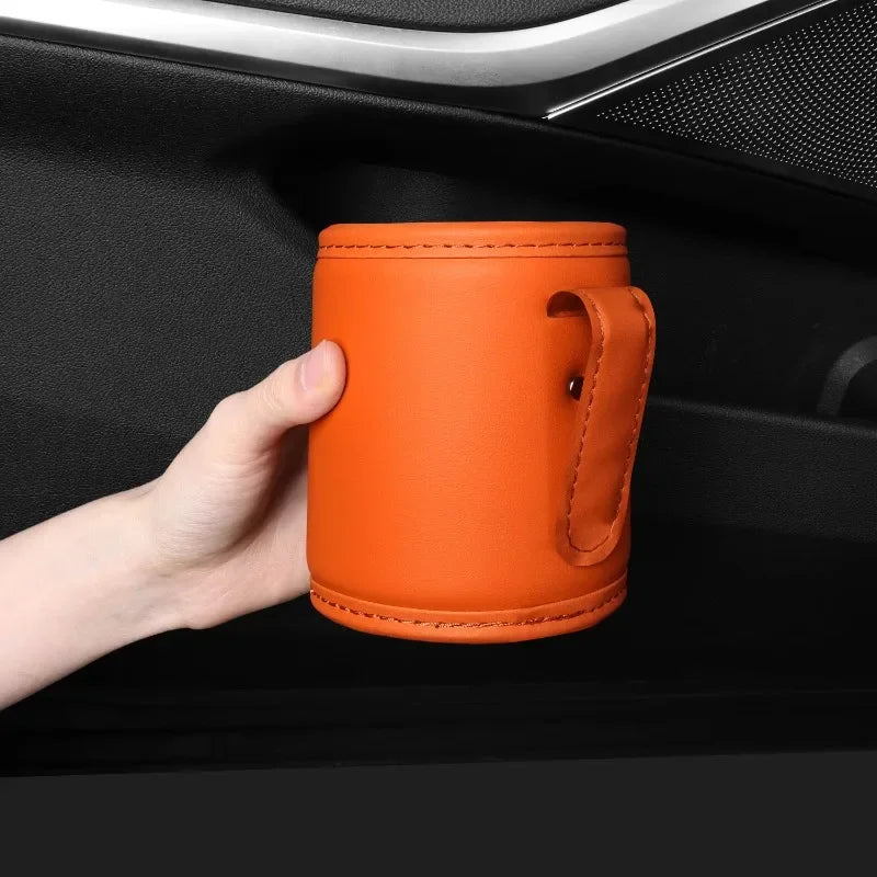 Car Water Cup Holder Multi-purpose Door Hanging Storage Box High-quality Car Cup Holder Universal Car Trash Can Auto Accessories Oasis Select