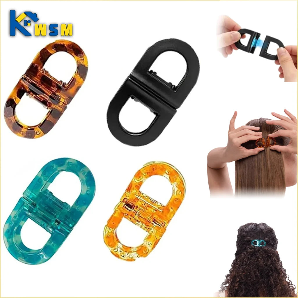 1-4PCS Smart Magnetic Hair Clip Invisible Strong Hold for Fine and Thick Hair Styling Accessory Practical Gift for Women Oasis Select