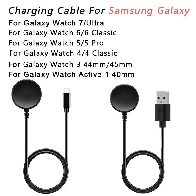 Wireless Charger for Samsung Galaxy Watch 5 Pro/4/3/Active/Gear Wireless Watch Charger Oasis Select