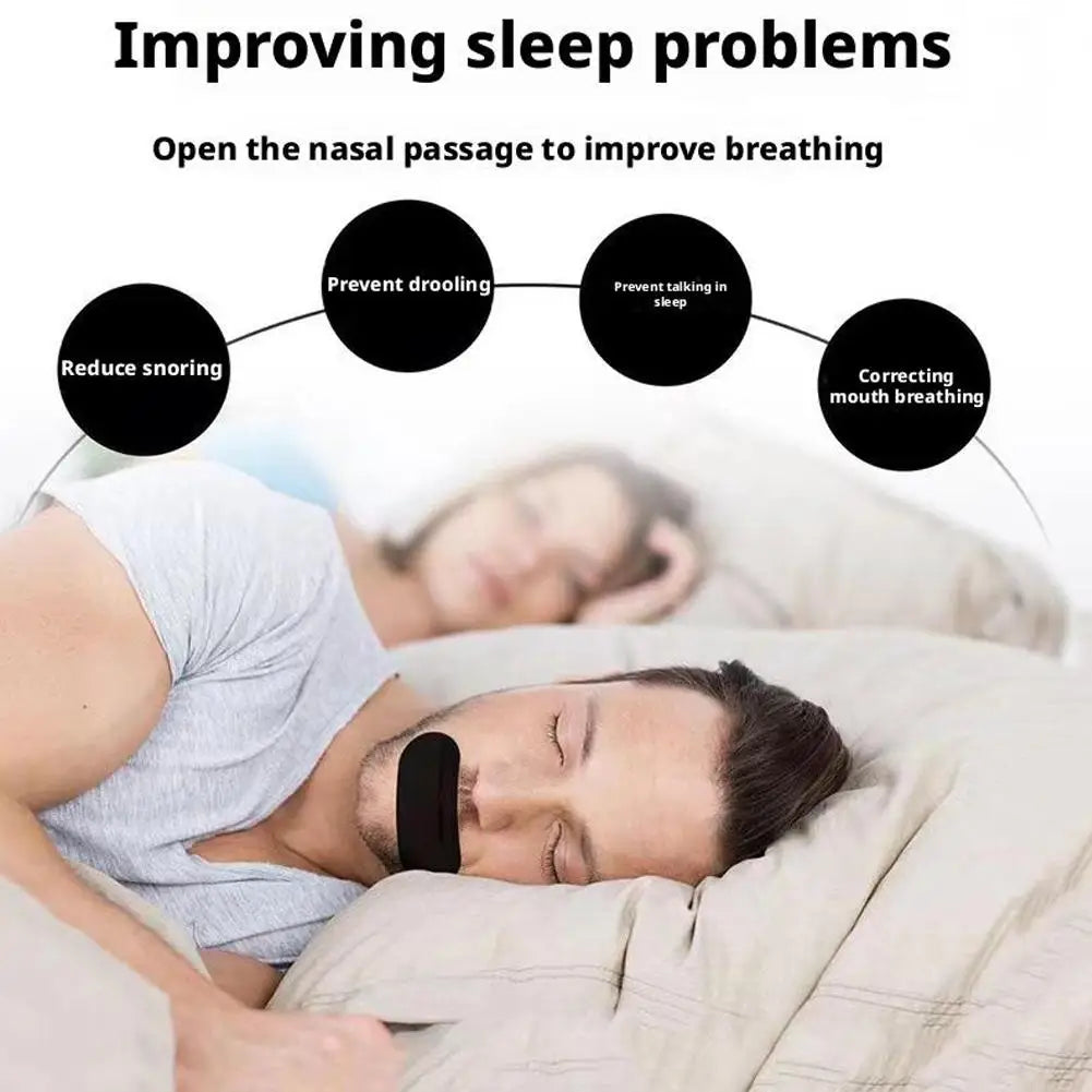 Mouth Tape Sleep Strip Anti-Snoring Mouth Breathing Tape To Improve Sleep for Snoring Lip Patch Mouth Stickers Oasis Select