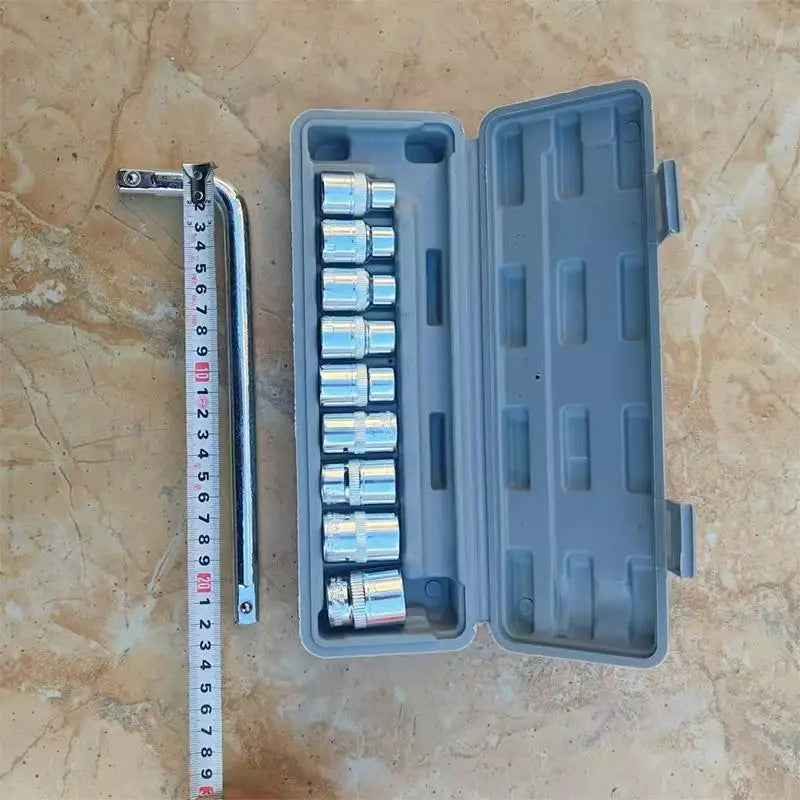 10pcs Bicycle Motorcycle Car Repairing Tool Set 10 Pcs Socket Wrench Set Oasis Select