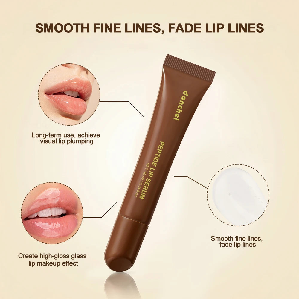 Caramel Banana Flavoured Peptide Lip Balm Instant Deep Hydration Smooth Fine Lines High Gloss Lip Finish Banana Peptide Lip Balm Oasis Select