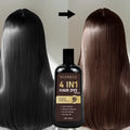 YUITIKUE Organic Brown Hair Dye – Covers Gray, 100ml
